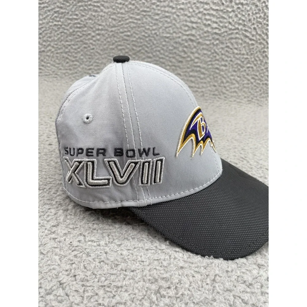 Baltimore Ravens New Era 39Thirty Hat Cap Fitted Youth Super Bowl‎ XLVII Champ